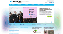 Desktop Screenshot of intevaproducts.com